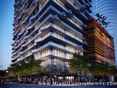 SLS Brickell Condo Tower in Brickell/Downtown Miami, Florida